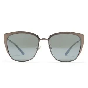 Bottega Veneta Ruthenium Silver/Mirrored Blue BV0089SK Unisex Sunglasses Bottega Veneta BV0089SK Sunglasses | FREE Shipping - SOLD OUT main image 4